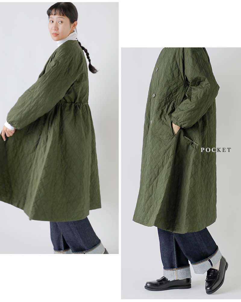 ORCIVAL(オーチバル・オーシバル)インスレーションキルトロングコートor-a0730ssa