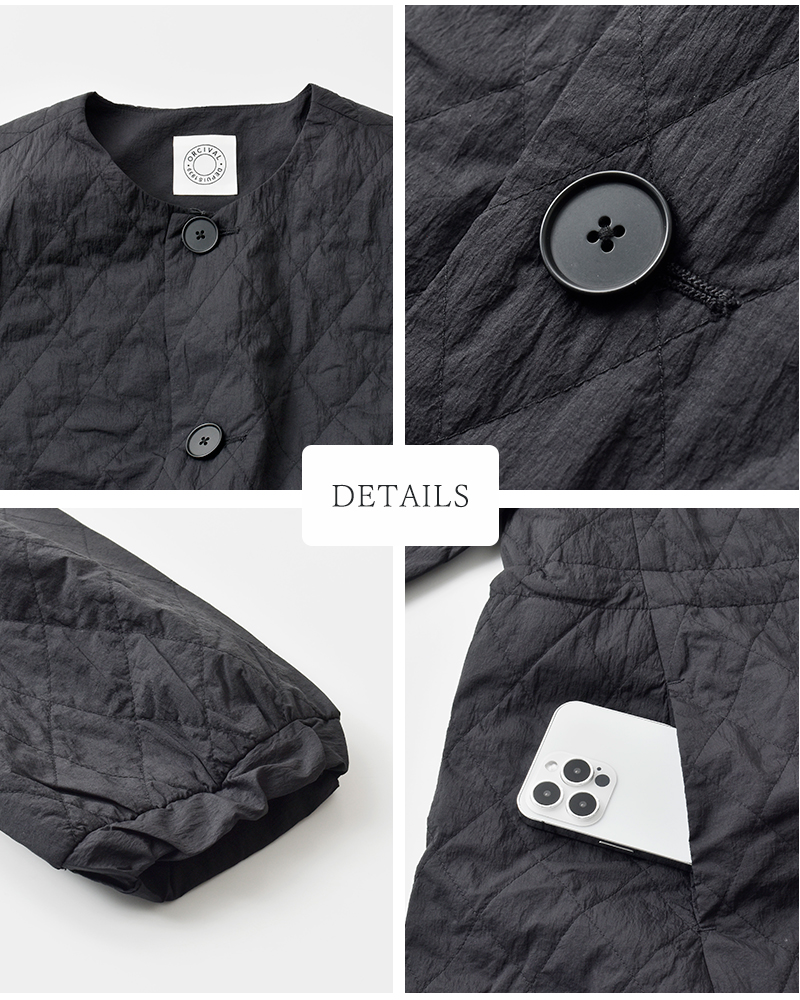 ORCIVAL(オーチバル・オーシバル)インスレーションキルトロングコートor-a0730ssa