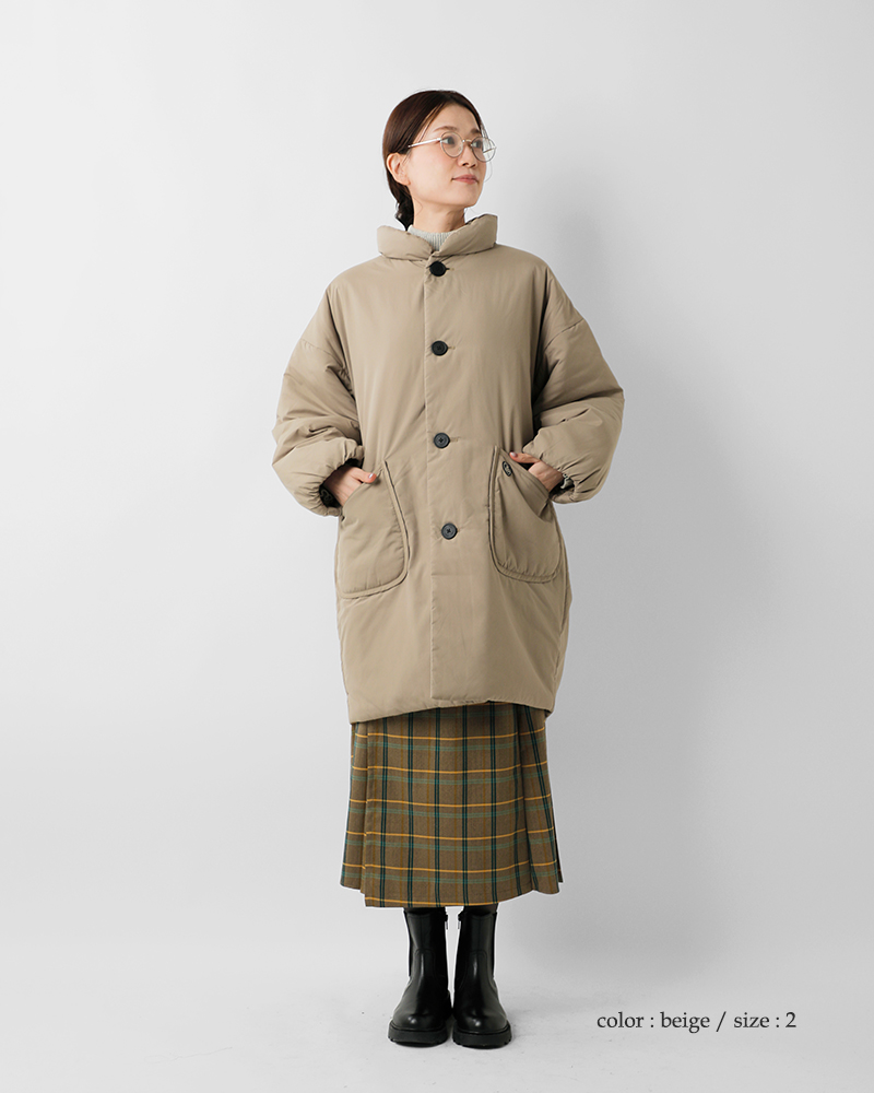 ORCIVAL(オーチバル・オーシバル)インサレーションスタンドカラーロングブルゾンor-a0734btt