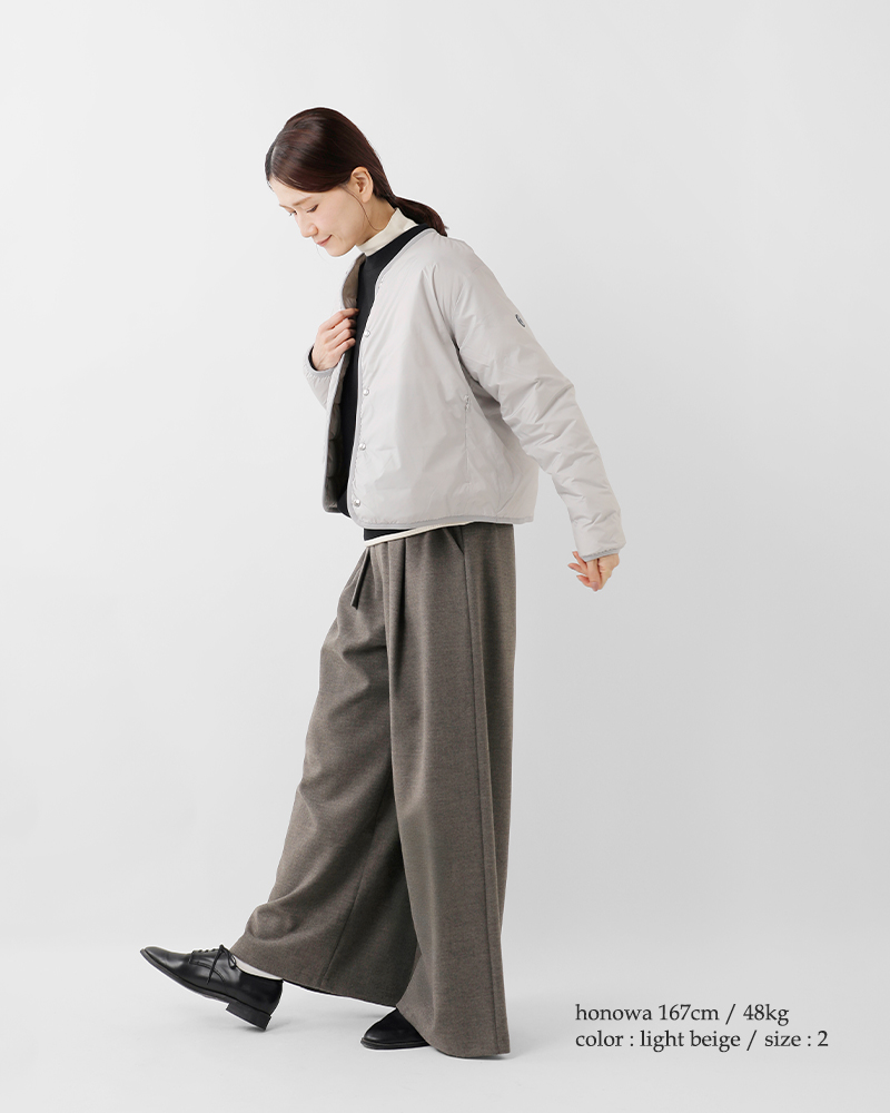 ORCIVAL(オーチバル・オーシバル)ライトダウンラウンドネックブルゾンor-a0735dpr