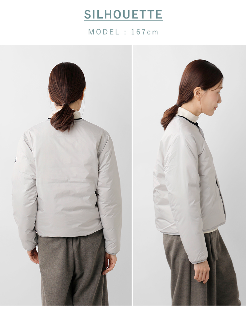 ORCIVAL(オーチバル・オーシバル)ライトダウンラウンドネックブルゾンor-a0735dpr