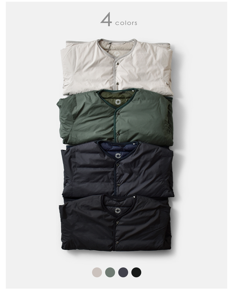 ORCIVAL(オーチバル・オーシバル)ライトダウンラウンドネックブルゾンor-a0735dpr