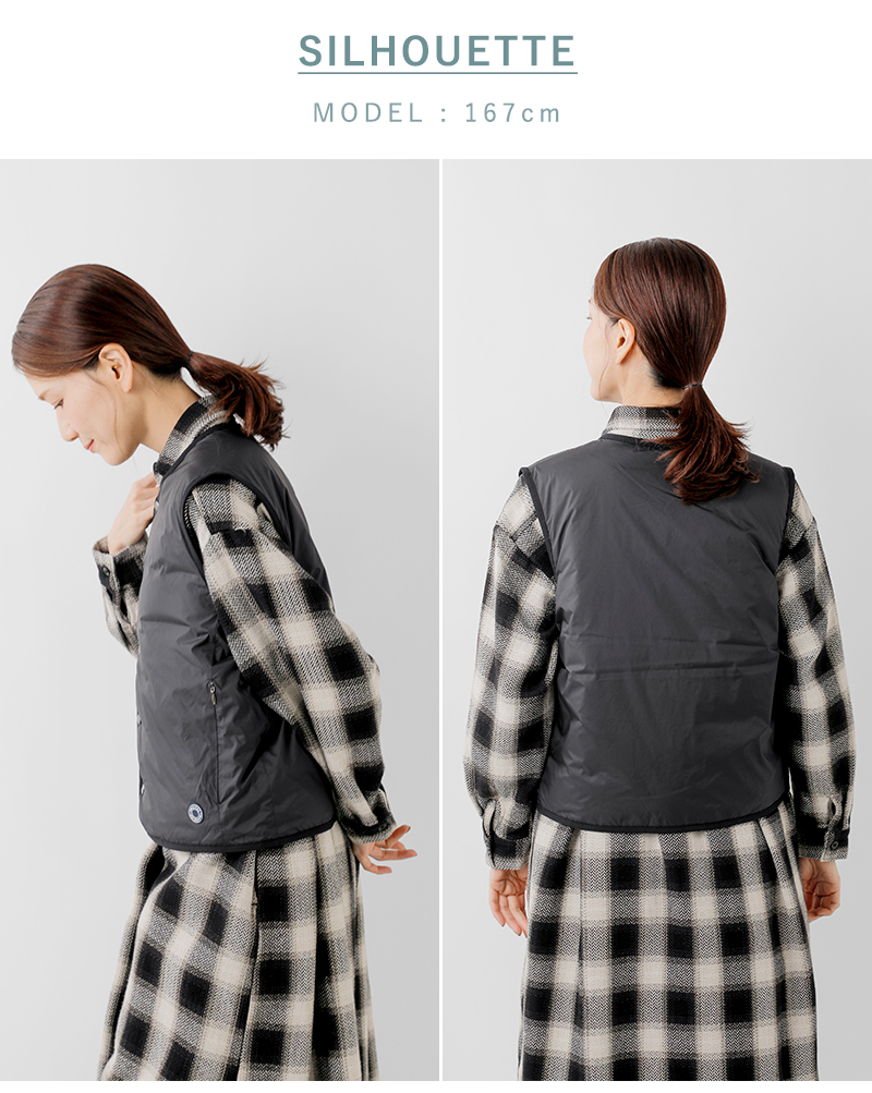 ORCIVAL(オーチバル・オーシバル)ライトダウンラウンドネックベストor-a0736dpr