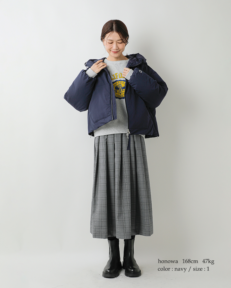 ORCIVAL(オーチバル・オーシバル)タフタフーデッドダウンジャケットor-a0739ple