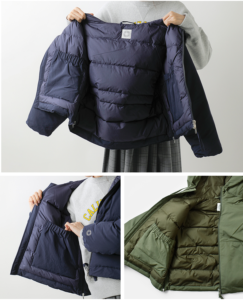 ORCIVAL(オーチバル・オーシバル)タフタフーデッドダウンジャケットor-a0739ple