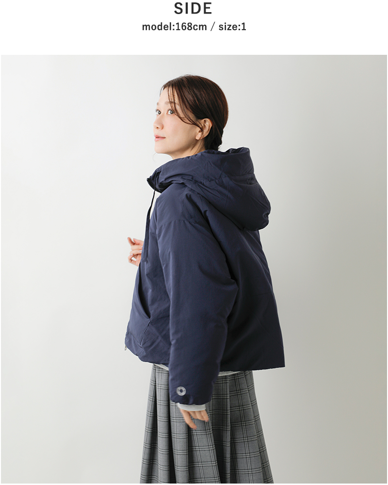 ORCIVAL(オーチバル・オーシバル)タフタフーデッドダウンジャケットor-a0739ple