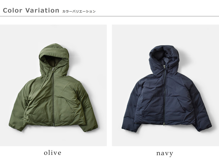 ORCIVAL(オーチバル・オーシバル)タフタフーデッドダウンジャケットor-a0739ple