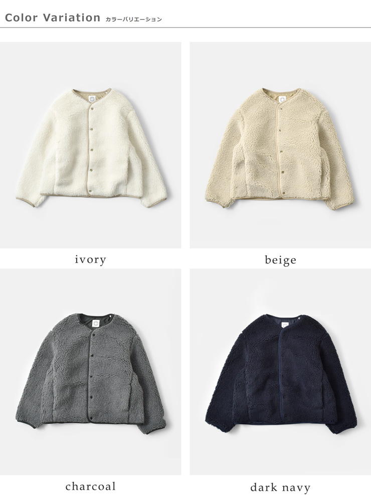 ORCIVAL(オーチバル・オーシバル)ボアフリースラウンドネックブルゾンor-a0741bff