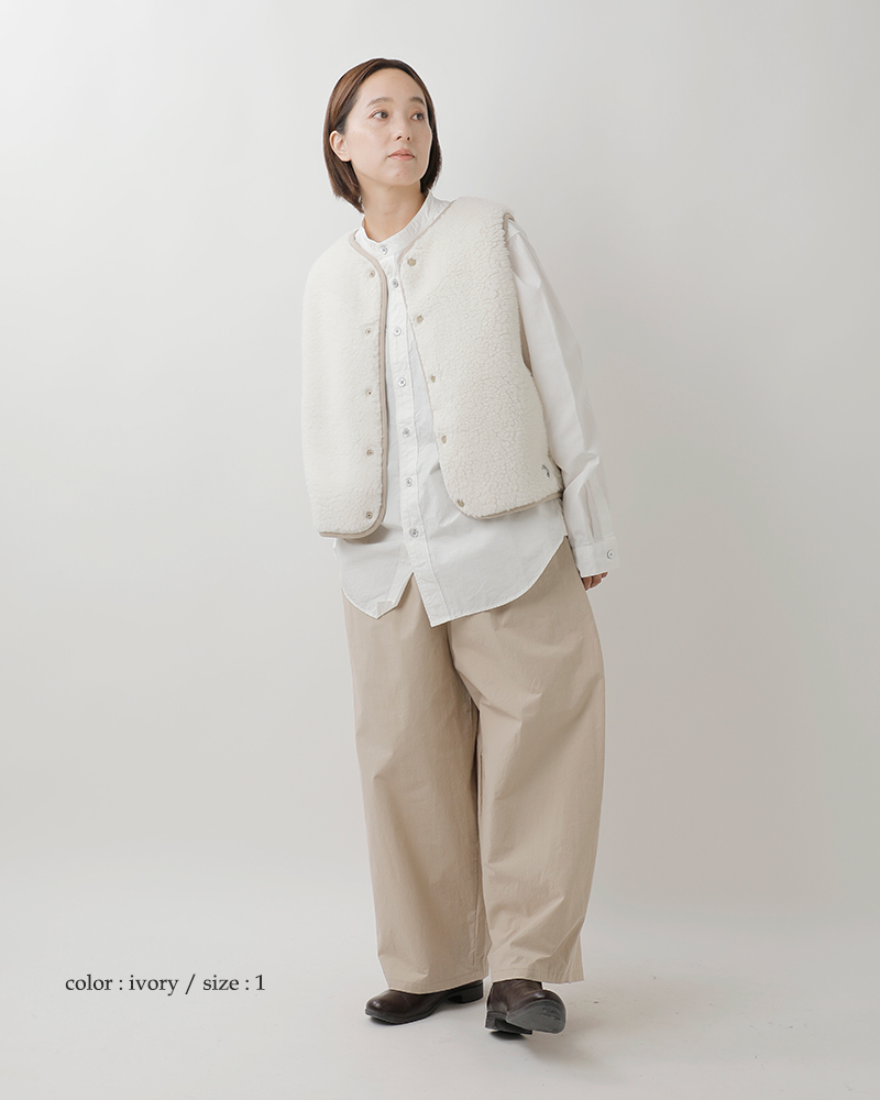 ORCIVAL(オーチバル・オーシバル)ボアフリースラウンドネックベストor-a0742bff