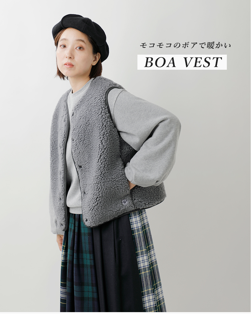 ORCIVAL(オーチバル・オーシバル)ボアフリースラウンドネックベストor-a0742bff