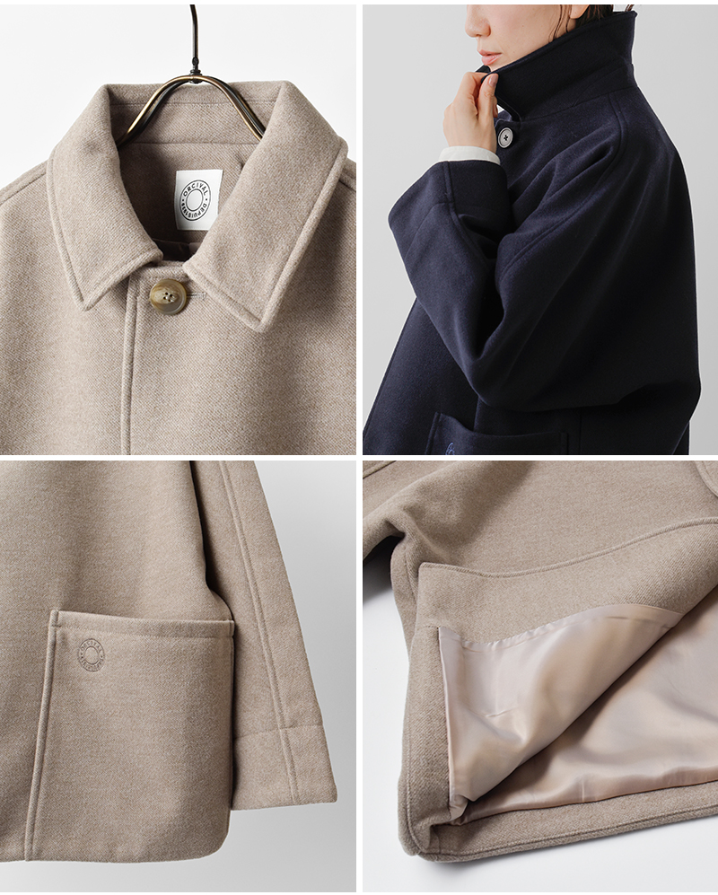 ORCIVAL(オーチバル・オーシバル)ブリティッシュツイードメルトンドルマンスリーブジャケットor-a0745bbt