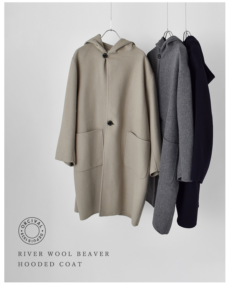 ORCIVAL(オーチバル・オーシバル)リバーウールビーバーフードコートor-a0748rev