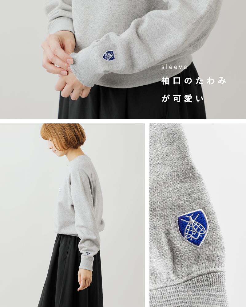 オーシバル ORCIVAL ライトフレンチテリーボートネックスエット グレー 2 オーシバル ORCIVAL ライトフレンチテリーボートネックスエット