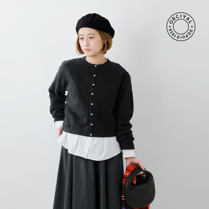 お値下げしました。美品オーシバル◆ 裏フリースクルーネックカーディガン 楽天市場】ORCIVAL(オーシバル) 裏フリース クルーネック