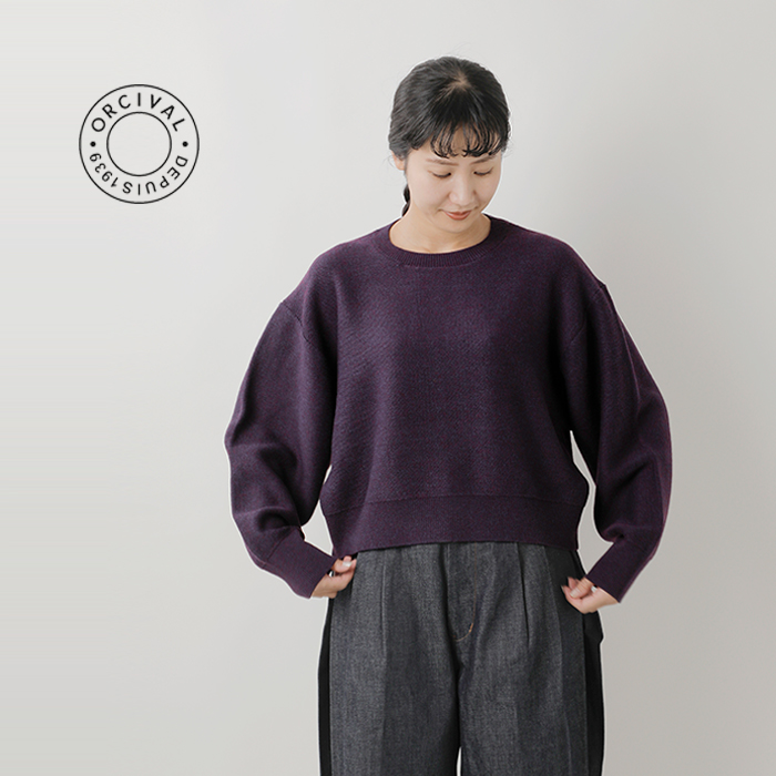 オーシバル オーチバル/ORCIVAL フレンチテリー プルオーバー パーカー/FRENCH TERRY HOODIE レディース メンズ 2023春夏 OR-C0155 ps30