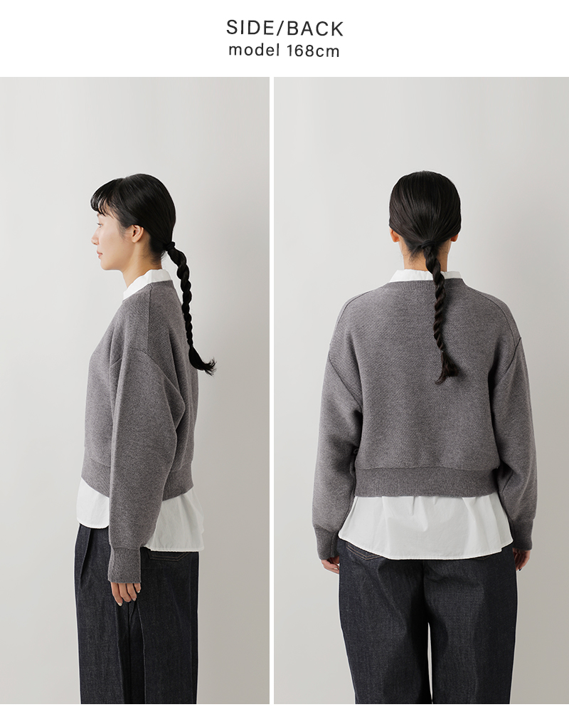 ORCIVAL(オーチバル・オーシバル)フレンチテリーラウンドネックニットプルオーバーor-d0119mon