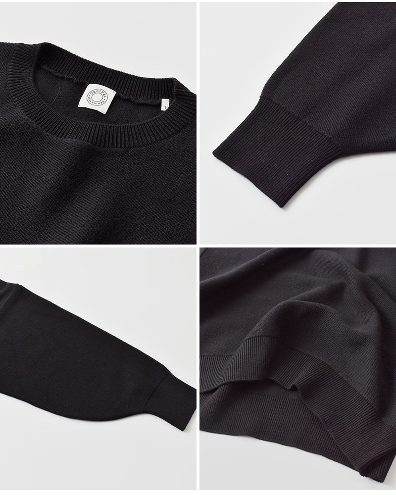 ORCIVAL(オーチバル・オーシバル)フレンチテリーラウンドネックニットプルオーバーor-d0119mon