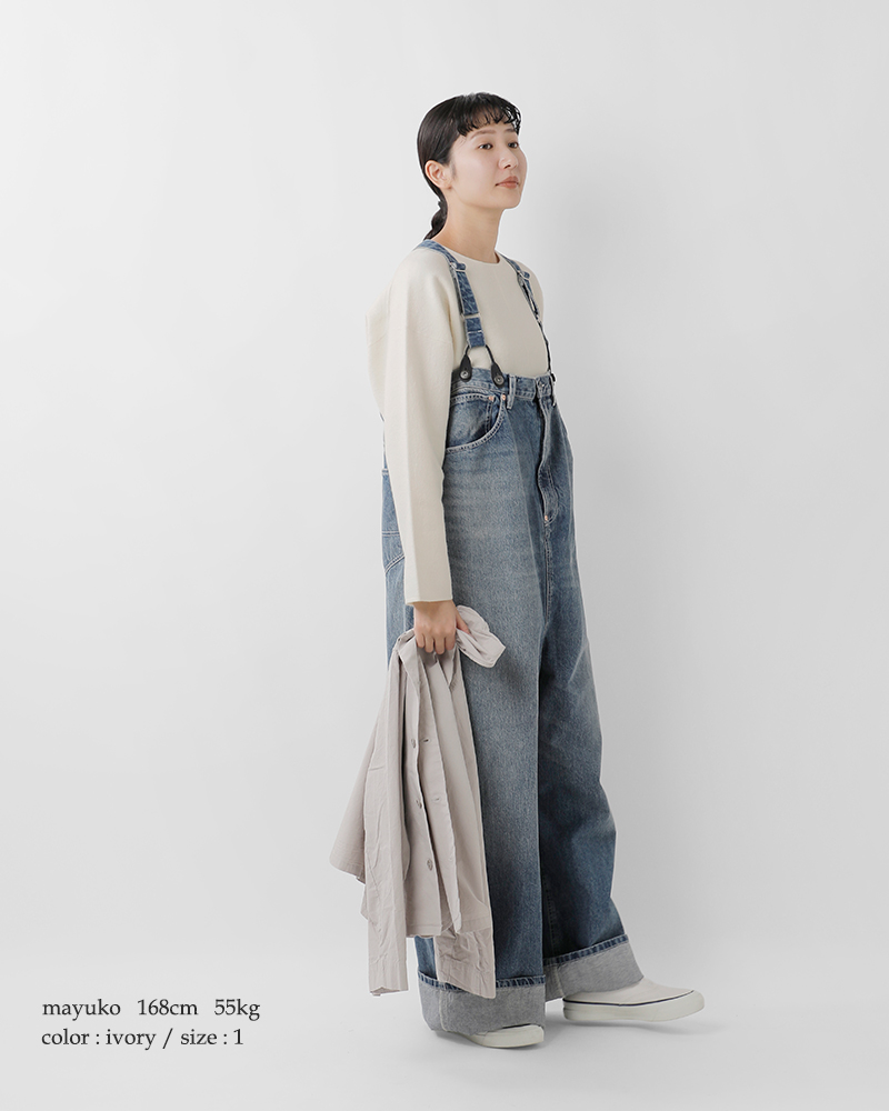 ORCIVAL(オーチバル・オーシバル)ボイルドウールジャージーニットプルオーバーor-d0128kkw