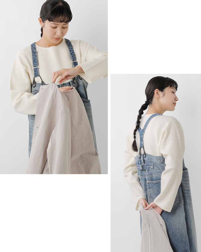 ORCIVAL(オーチバル・オーシバル)ボイルドウールジャージーニットプルオーバーor-d0128kkw