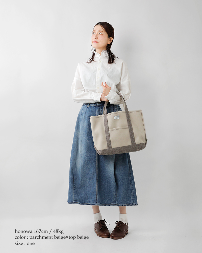 ORCIVAL(オーチバル・オーシバル)ヘビーメルトントートバッグミディアムor-h0240hml-25aw