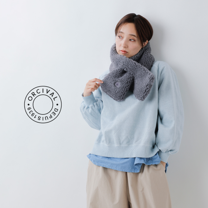 ORCIVAL(オーチバル・オーシバル)ボアフリースマフラーor-h0262bff