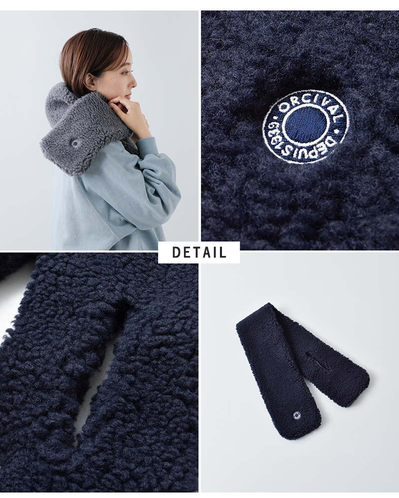 ORCIVAL(オーチバル・オーシバル)ボアフリースマフラーor-h0262bff