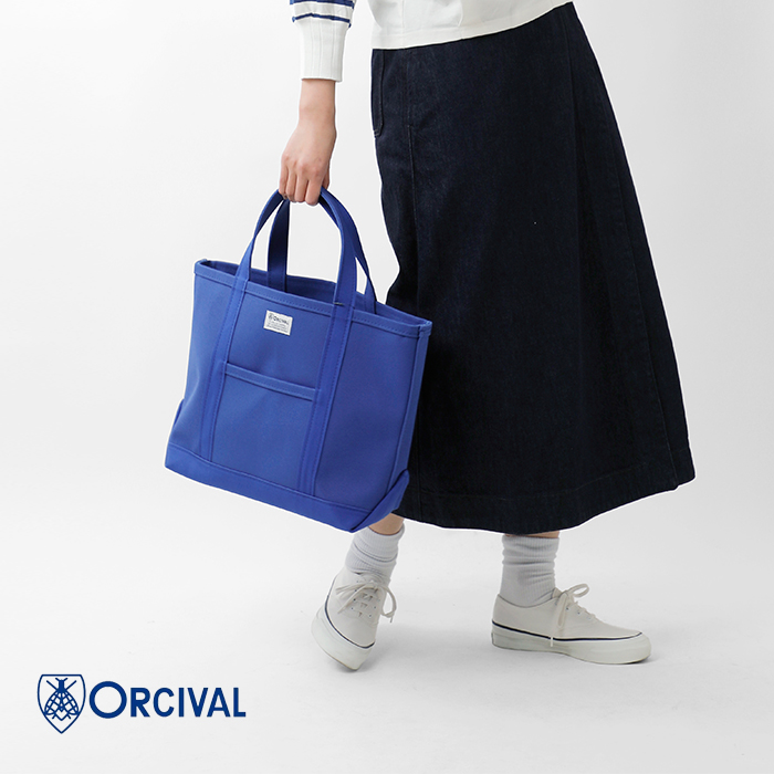 【新品未使用】ORCIVAL オーシバル サイズ4 ネイビー ORCIVAL オーチバル オーシバル ヘビーキャンバス トートバッグ