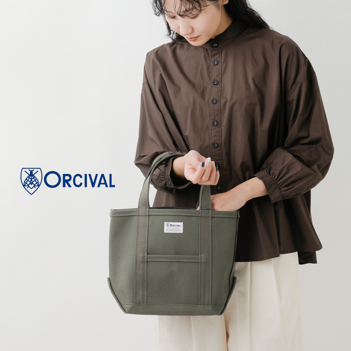 ORCIVALヘビーキャンバス トートバッグ スモール or-h0285kwc-25aw