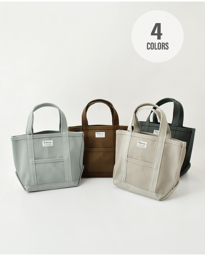 ORCIVALヘビーキャンバス トートバッグ スモール or-h0285kwc-25aw