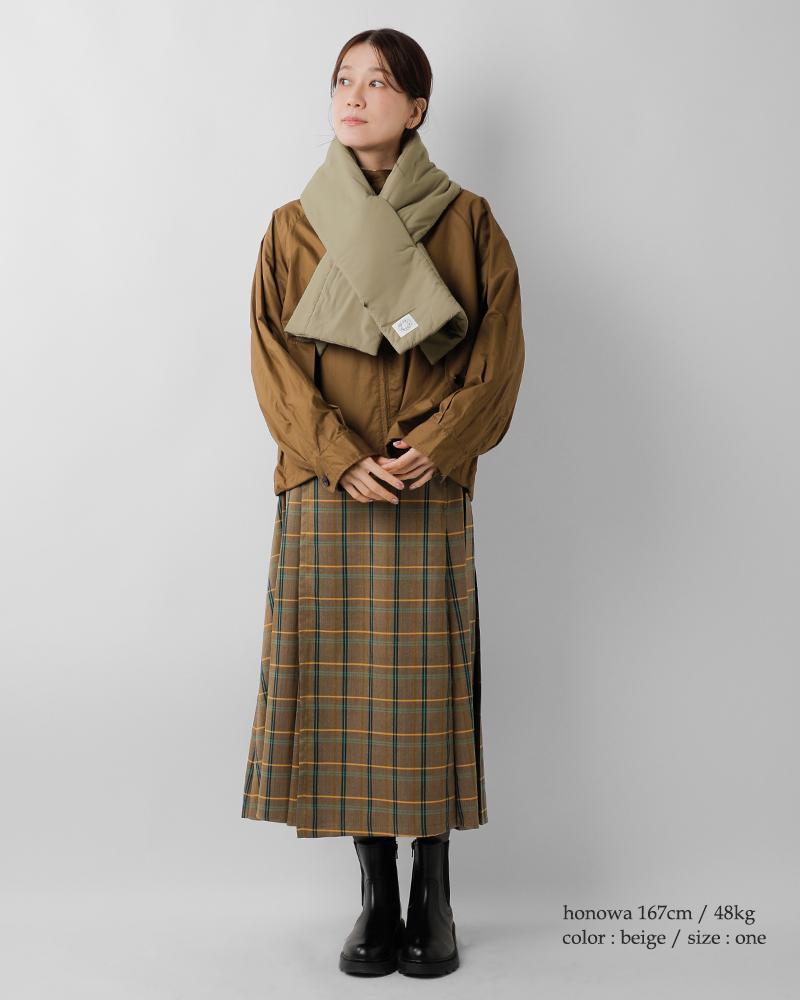 ORCIVAL(オーチバル・オーシバル)インサレーションパデッドスカーフor-h0326btt