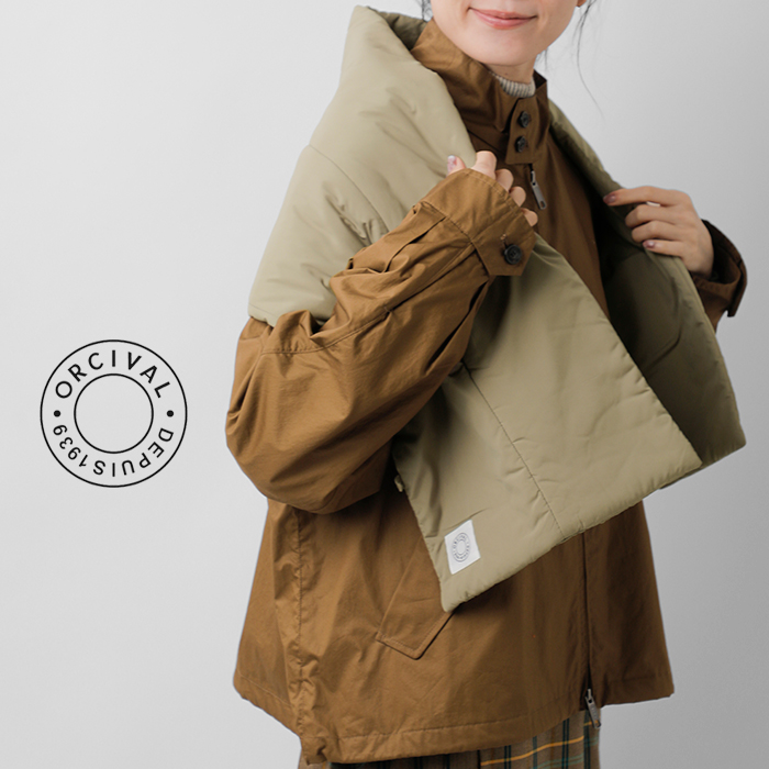 ORCIVAL(オーチバル・オーシバル)インサレーションパデッドスカーフor-h0326btt