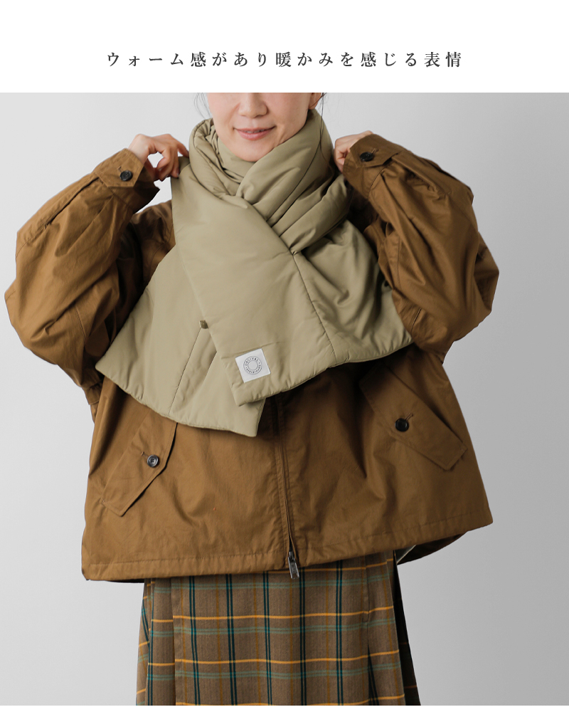 ORCIVAL(オーチバル・オーシバル)インサレーションパデッドスカーフor-h0326btt