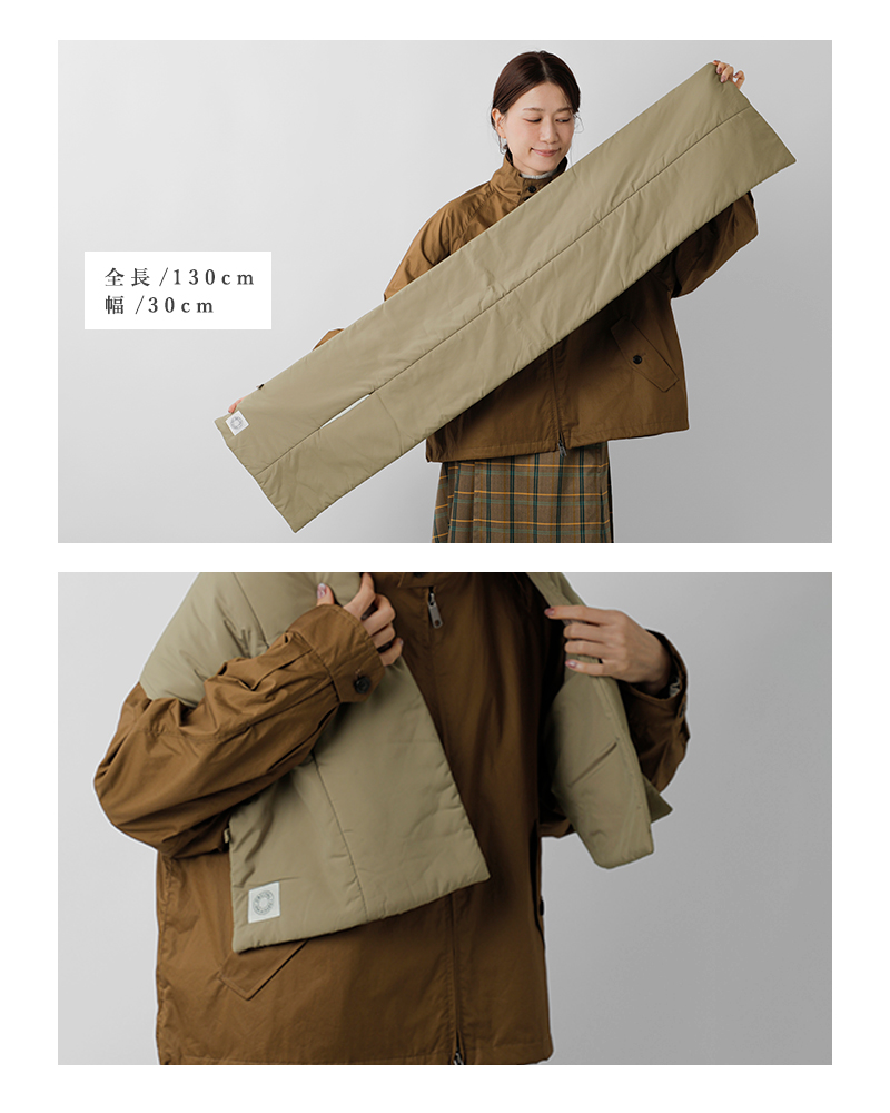 ORCIVAL(オーチバル・オーシバル)インサレーションパデッドスカーフor-h0326btt