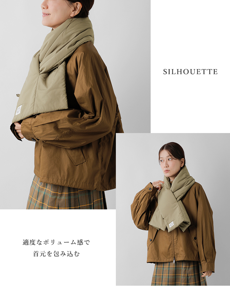 ORCIVAL(オーチバル・オーシバル)インサレーションパデッドスカーフor-h0326btt