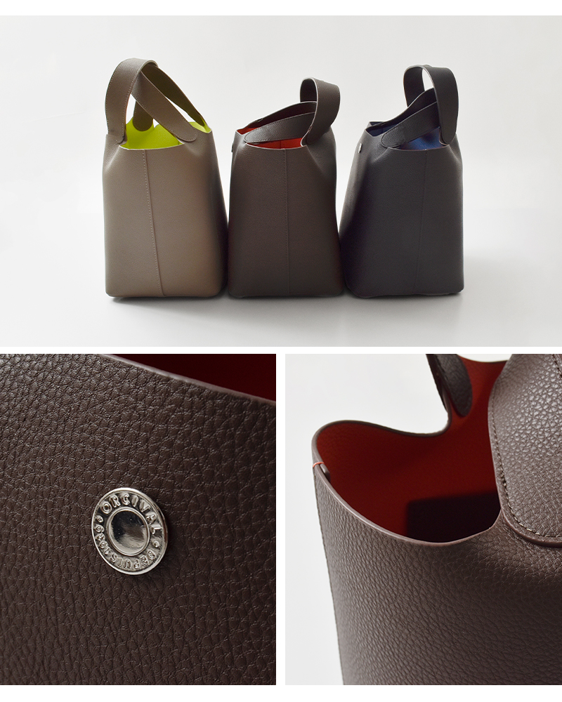 ORCIVAL(オーチバル・オーシバル)ダブルフェイスレザーハンドバッグor-h0370dft