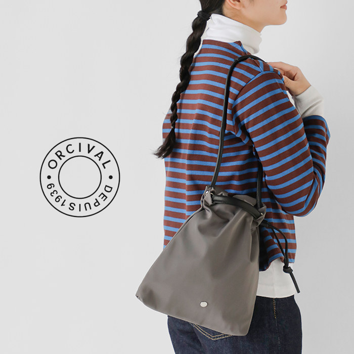 ORCIVAL(オーチバル・オーシバル)ツイルドローストリングショルダーポーチor-h0372llh