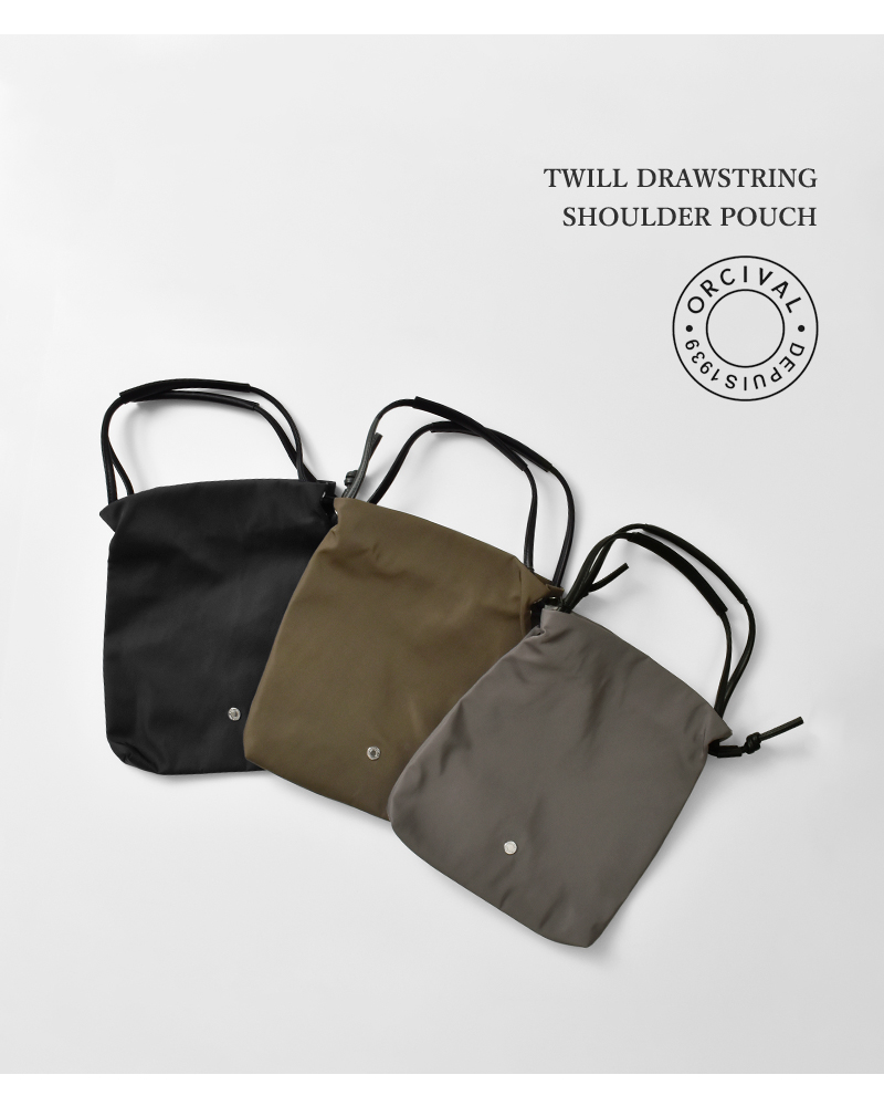 ORCIVAL(オーチバル・オーシバル)ツイルドローストリングショルダーポーチor-h0372llh