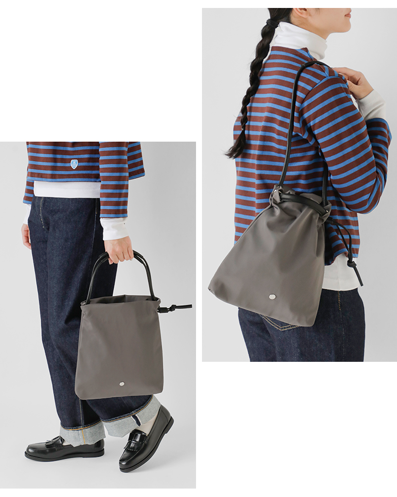 ORCIVAL(オーチバル・オーシバル)ツイルドローストリングショルダーポーチor-h0372llh