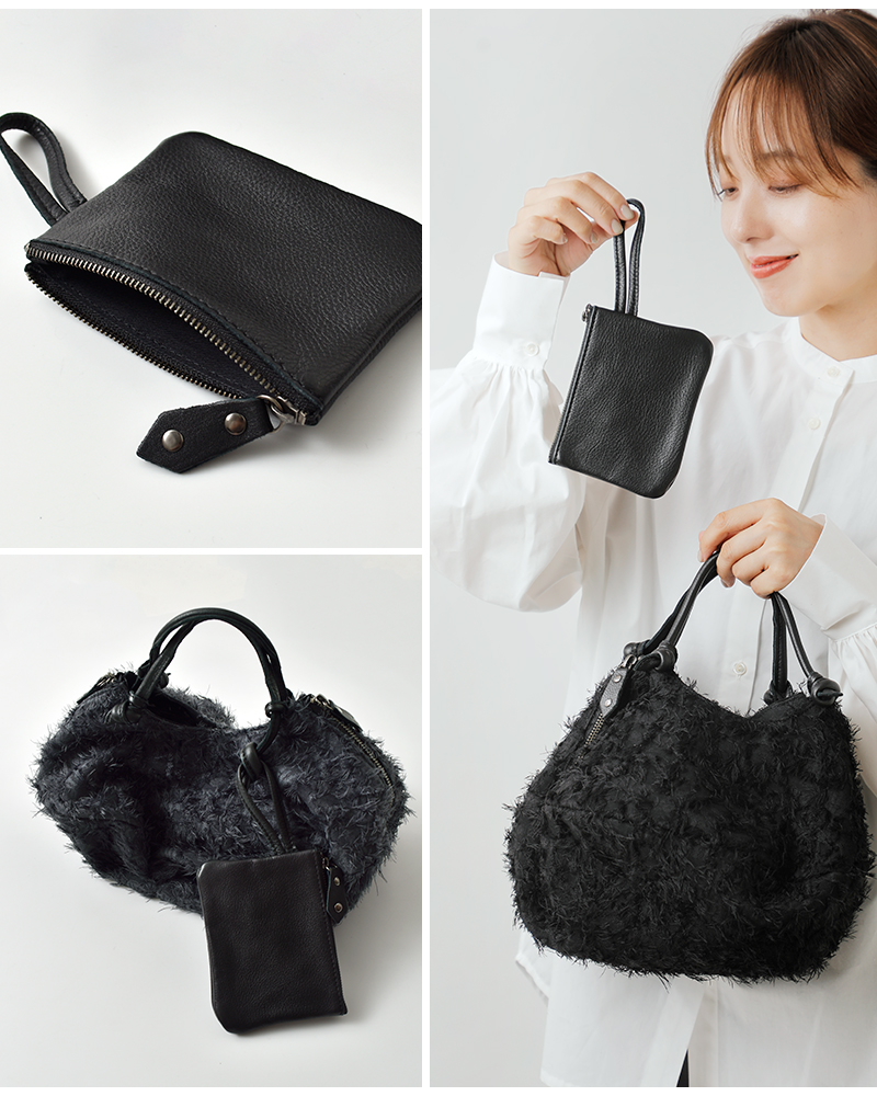 POMTATA(ポンタタ)レオパジャガードシャギーエンバントートバッグS“OTISenvantoteS”otis-e-tote-s