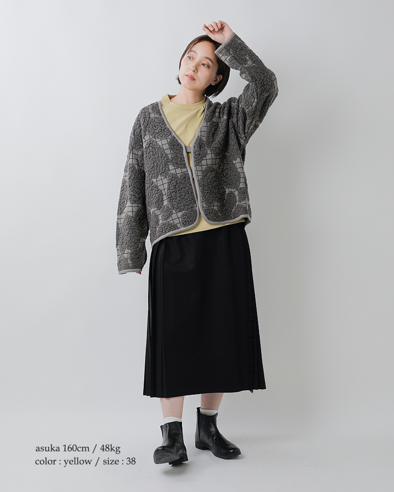 NOUVELLES DU PARADIS(ヌーベル ドゥ パラディ)コットントロワフライスクルーネックスウェットプルオーバーpc25414