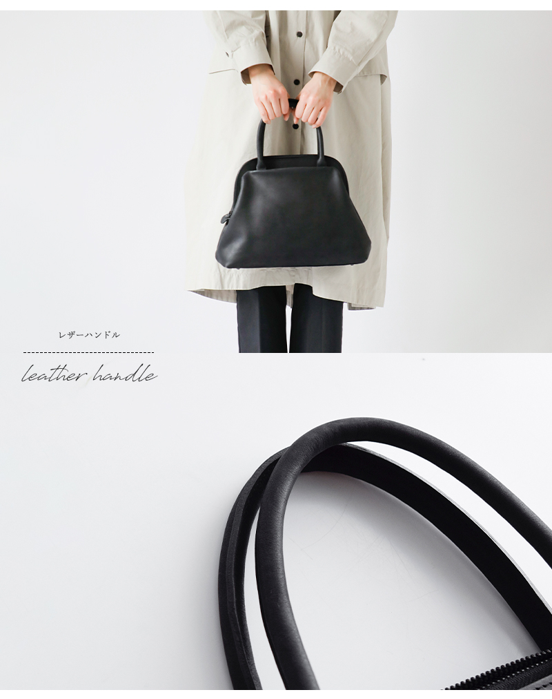 Enseキップレザーがま口ショルダーバッグSサイズ“gamaguchibagS”pens-502