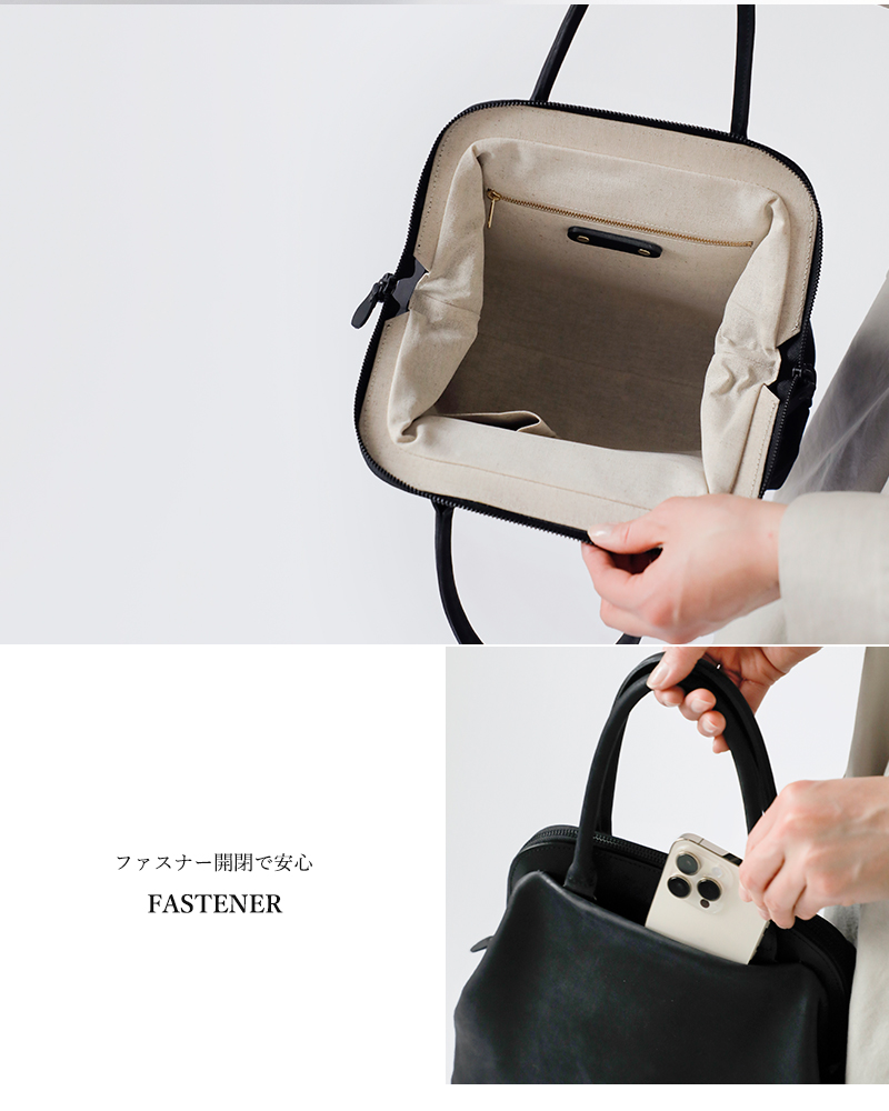 Enseキップレザーがま口ショルダーバッグSサイズ“gamaguchibagS”pens-502