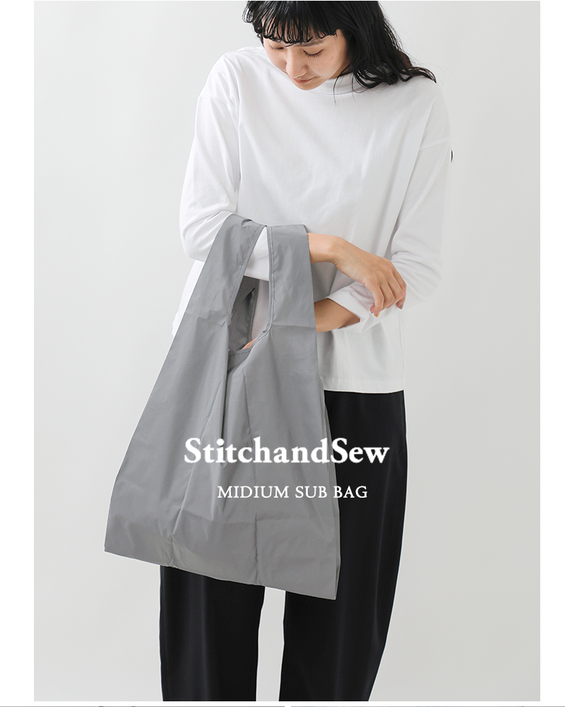 StitchandSew(スティッチアンドソー)光るミディアムサブバックpf50m