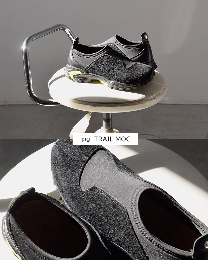 pg(ピージー)カウスエードビブラムソールスニーカー”TRAILMOC”pg-0043w