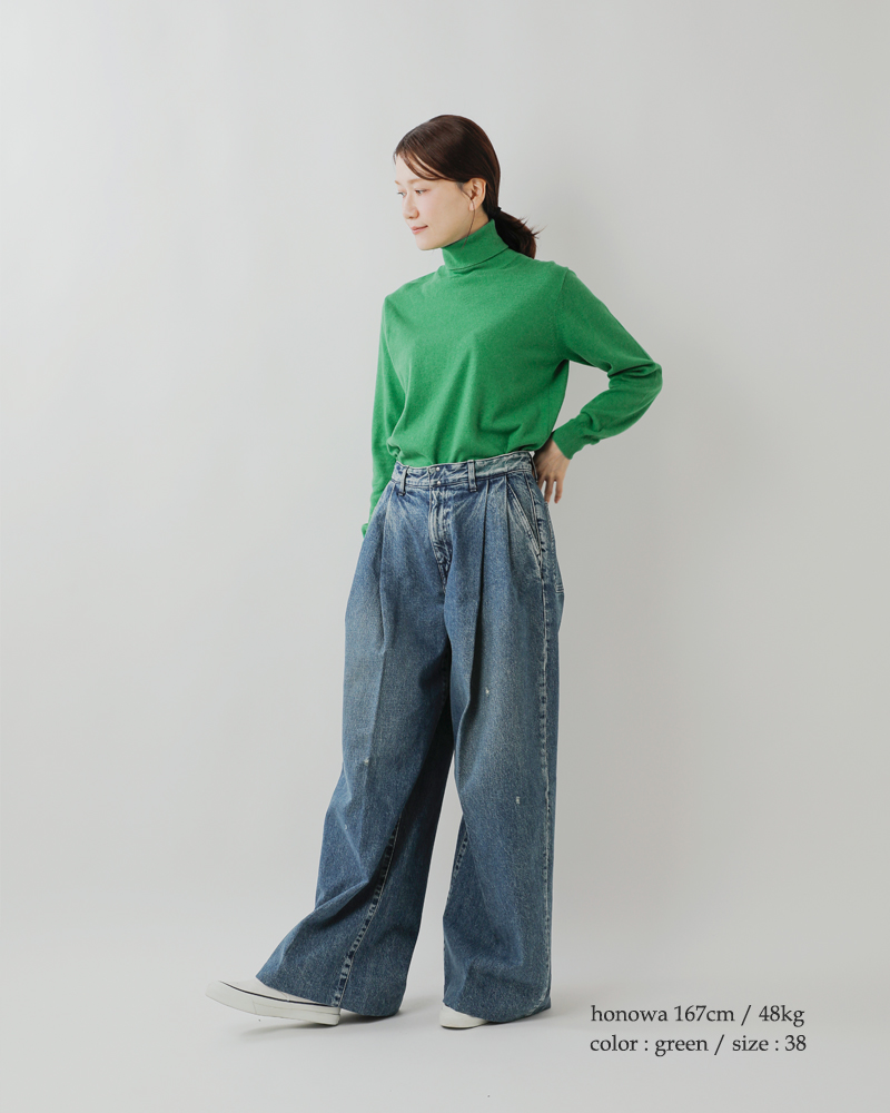 NOUVELLES DU PARADIS(ヌーベル ドゥ パラディ)ムーコットンタートルネックプルオーバーpk23301