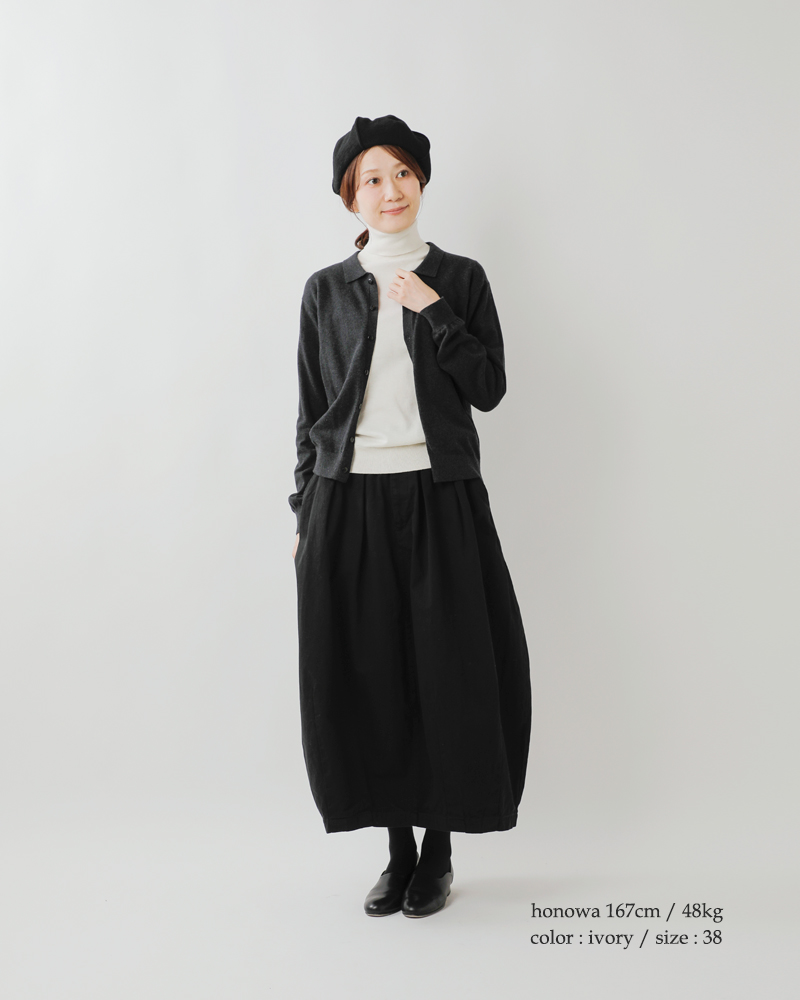 NOUVELLES DU PARADIS(ヌーベル ドゥ パラディ)ムーコットンタートルネックプルオーバーpk23301