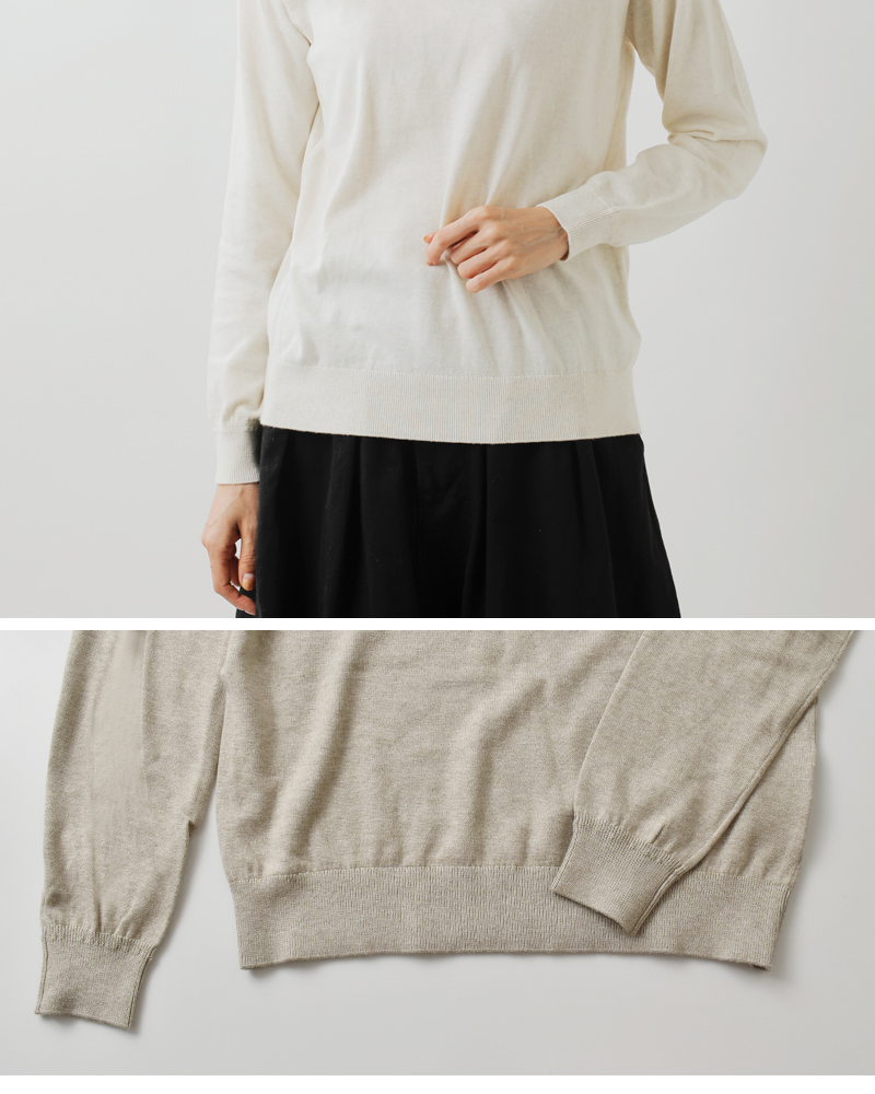 NOUVELLES DU PARADIS(ヌーベル ドゥ パラディ)ムーコットンタートルネックプルオーバーpk23301