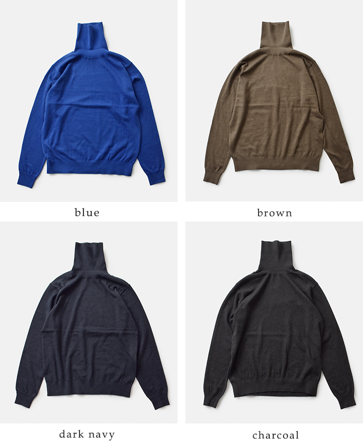 NOUVELLES DU PARADIS(ヌーベル ドゥ パラディ)ムーコットンタートルネックプルオーバーpk23301