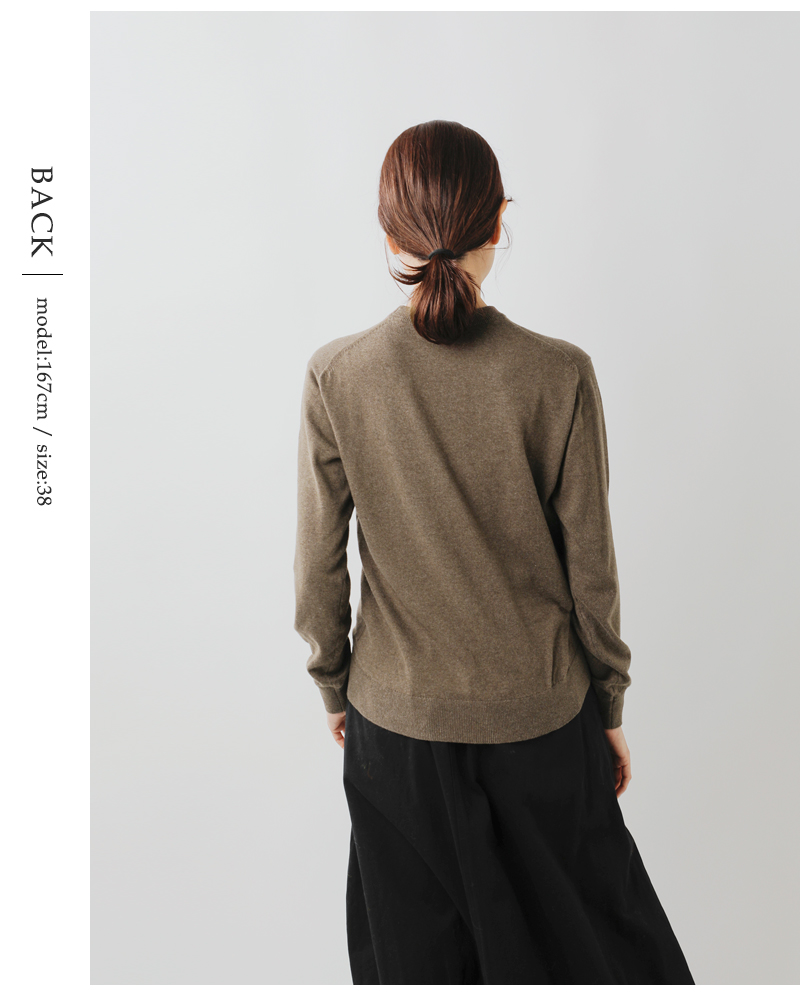 NOUVELLES DU PARADIS(ヌーベル ドゥ パラディ)ムーコットンクルーネックプルオーバーpk23302