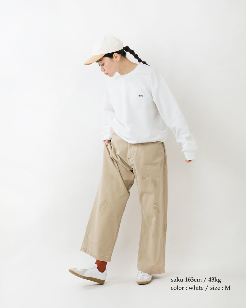 PENNEYS(ペニーズ)THEFOXフリースベーシッククルーネックスウェットシャツpn23s021